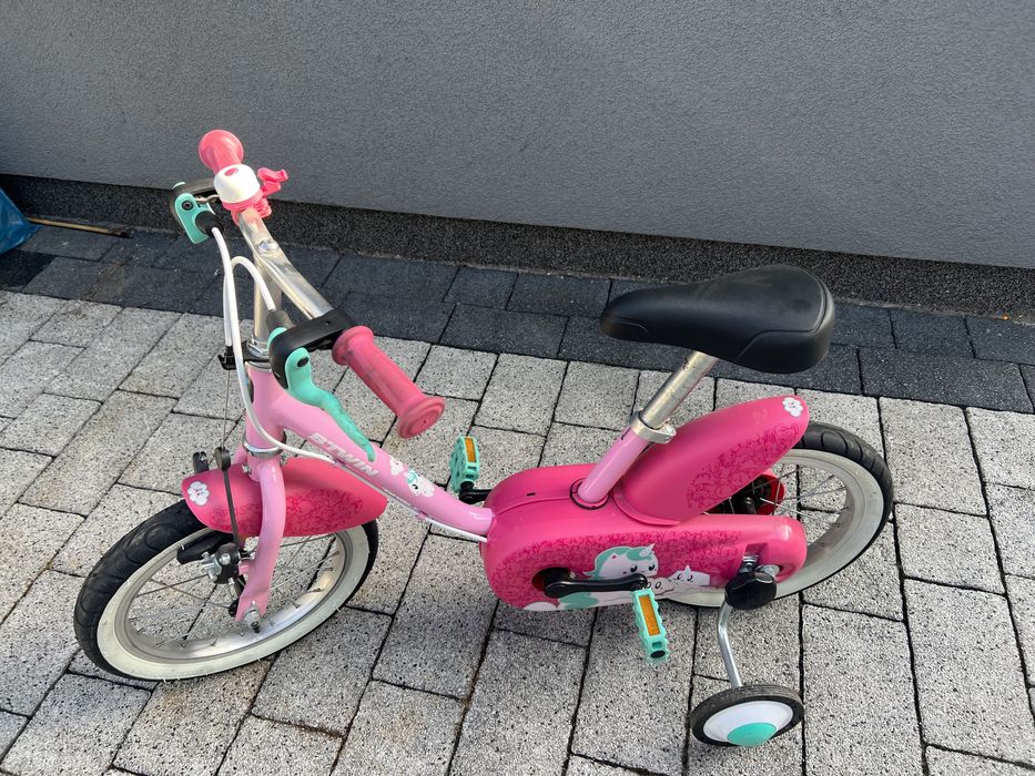 Rowerek dla dziewczynki różowy 14cali