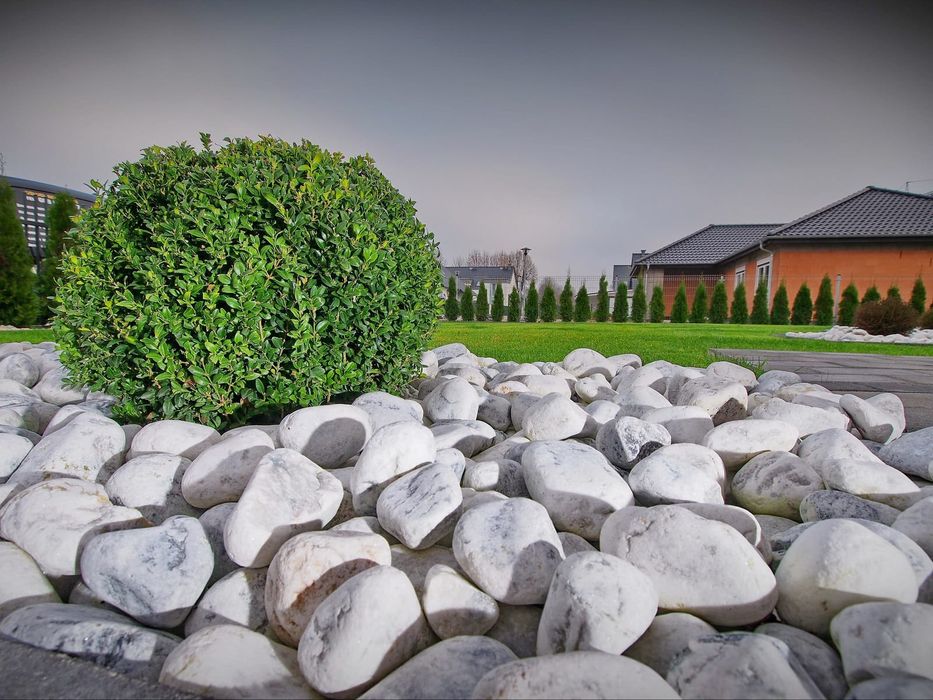 Otoczaki Janowickie marmur kamień biały naturalny ozdobny 1T z dostawą