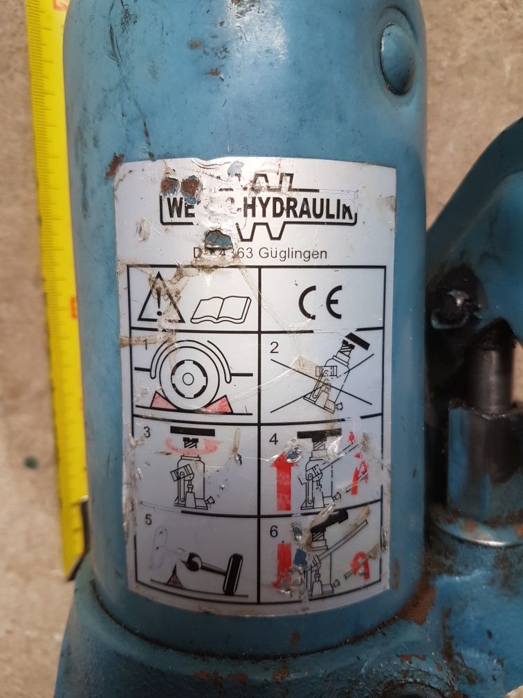 Podnośnik Lewarek hydrauliczny 12 ton   Weber hydraulik 12t