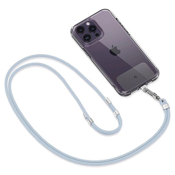 Smycz i zawieszka Spigen Universal Set - niebieska