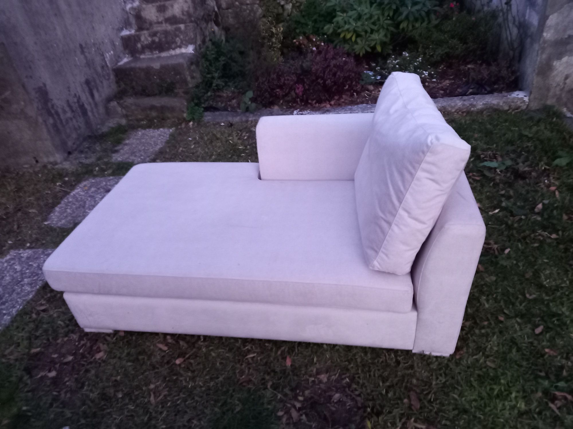 Chaise Longue cor pérola