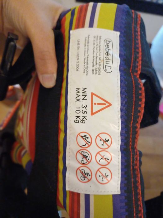 BebeDue, Mio, Otto, Nosidełko z kieszonką