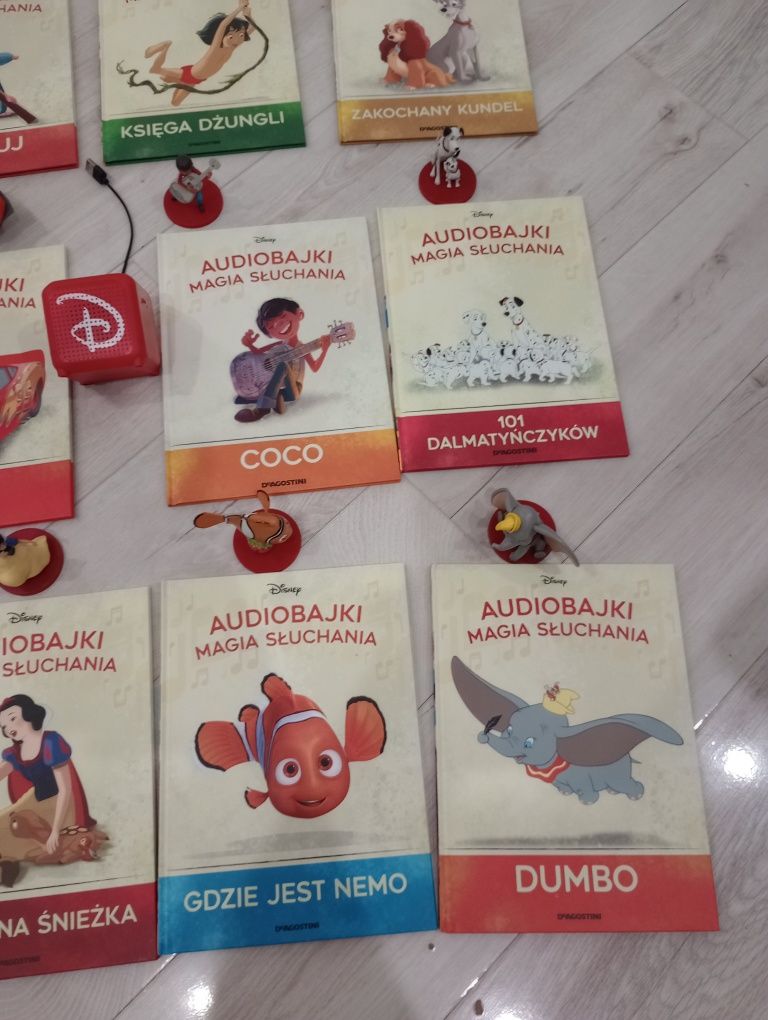Zestaw audiobajek , audiobajki deagostini magia słuchania głośnik