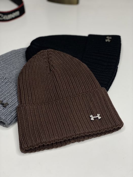 Зимова шапка UNDER ARMOUR чоловіча шерстяна м’яка тепла Вовна/кашемір