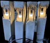 Loftowa lampa betonowa