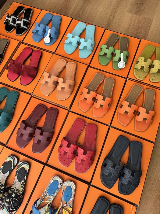 Шлепки шлепанцы Herme