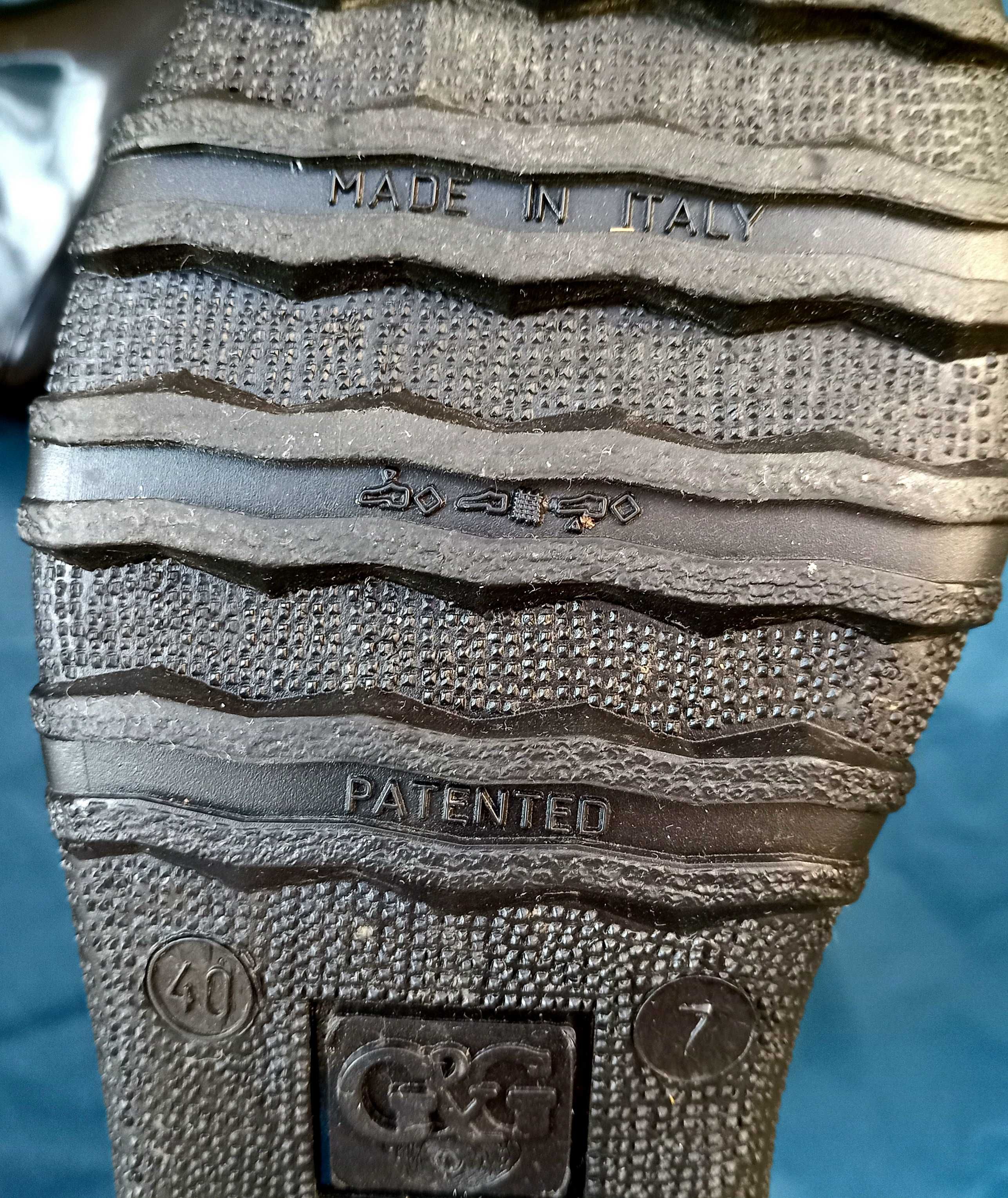 Резиновые сапоги итальянские G&G литые из ПВХ стиль Hunter легкие