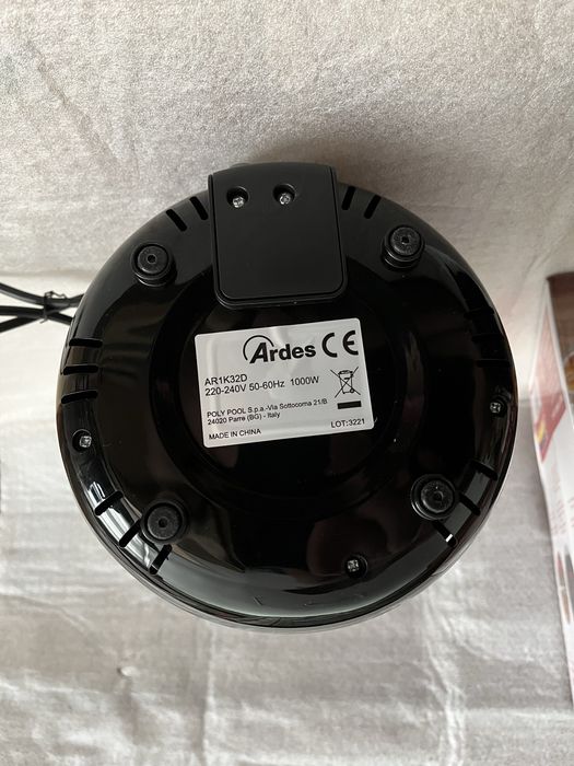 Ardes 1K32D Eldorada Mini D 2Л/Цифрова Фритюрниця/Аерофритюрниця/гриль