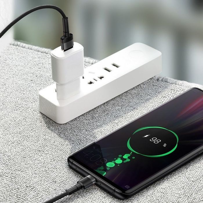 Kabel USB do USB-C Baseus Cafule Huawei SuperCharge, QC 3.0, 5A 1m