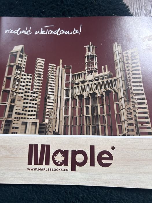 Maple klocki zestaw 300 sztuk