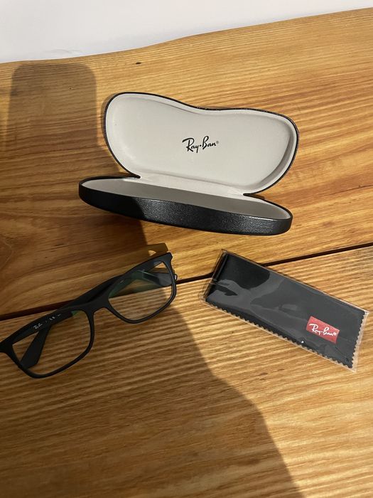 Okukary Ray Ban zerówki do komputera