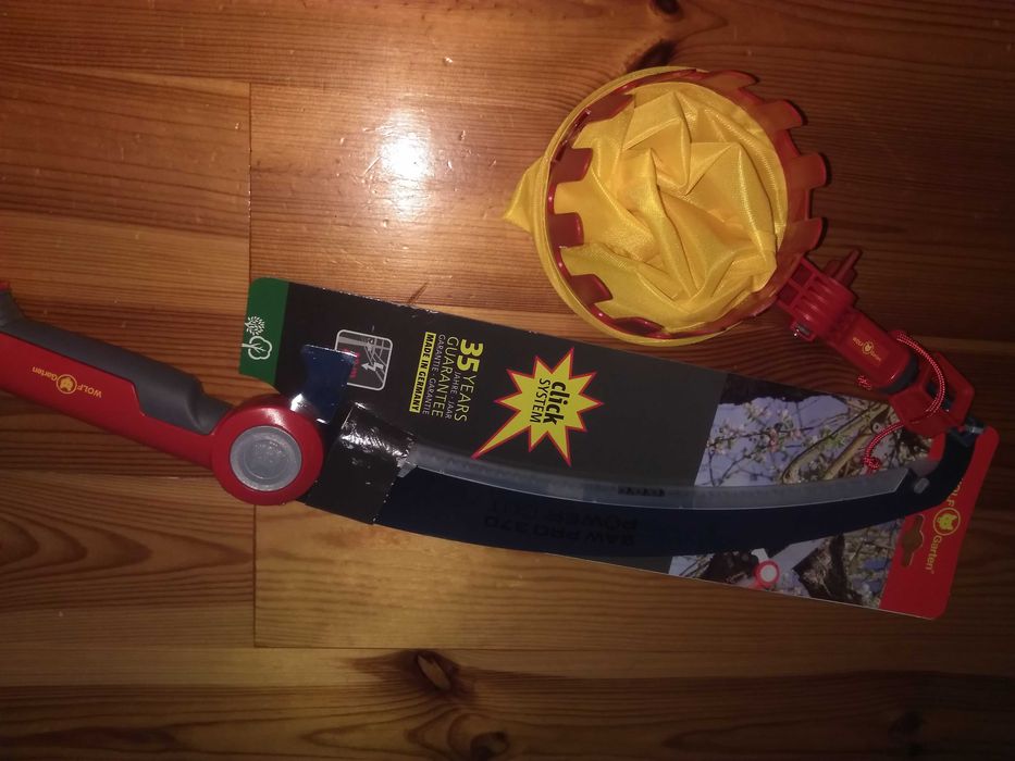 Wolf gatren piła ,kij i koszyk do owocow