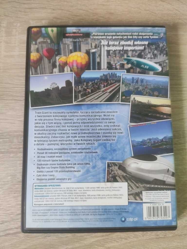 Gry Komputerowe Pociągowe Kolejowe 4 w 1 - A Train 9 Rail Simulator