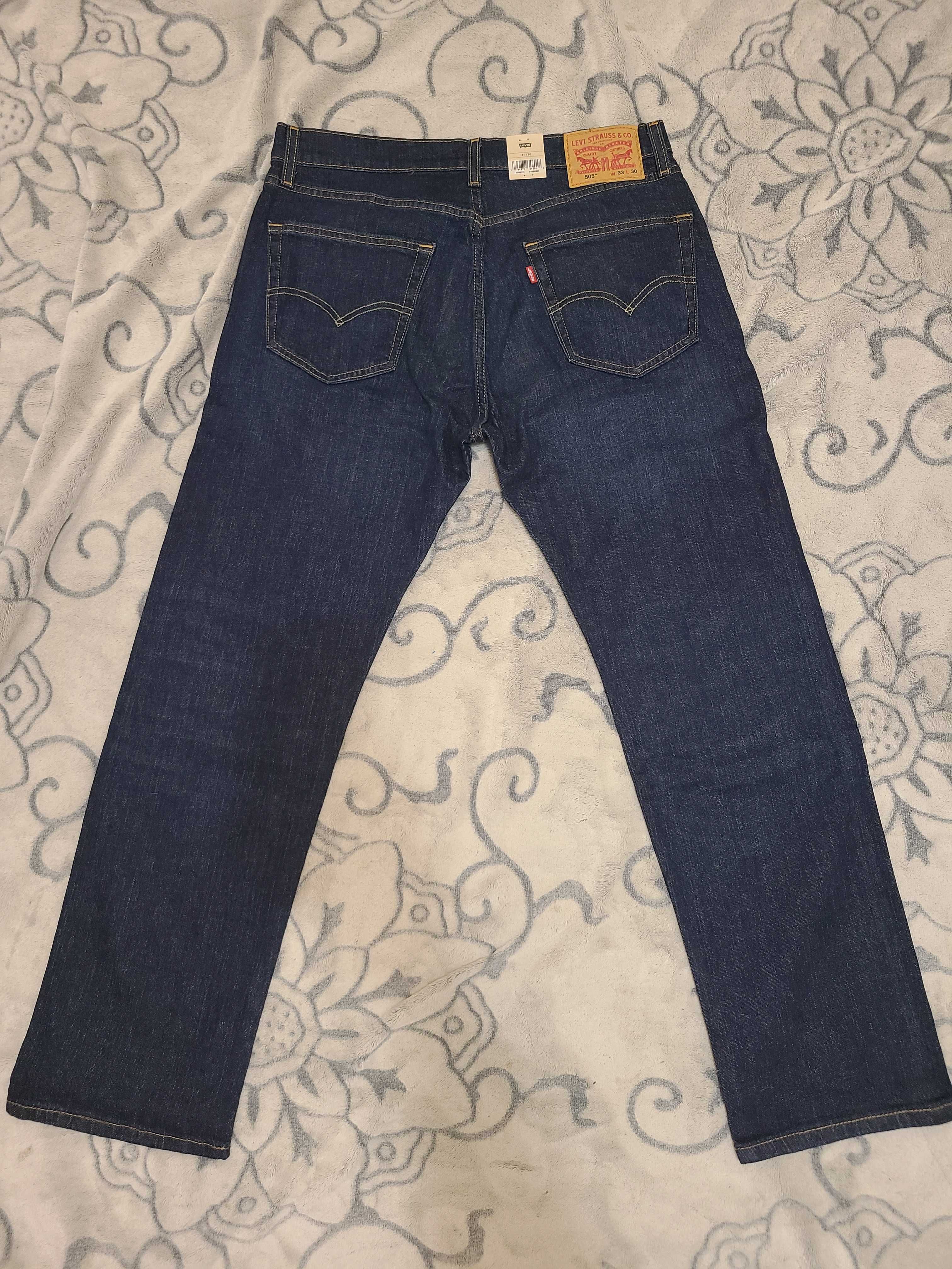 Мужские джинсы Levi's 505 Regular Fit 33W x 30L