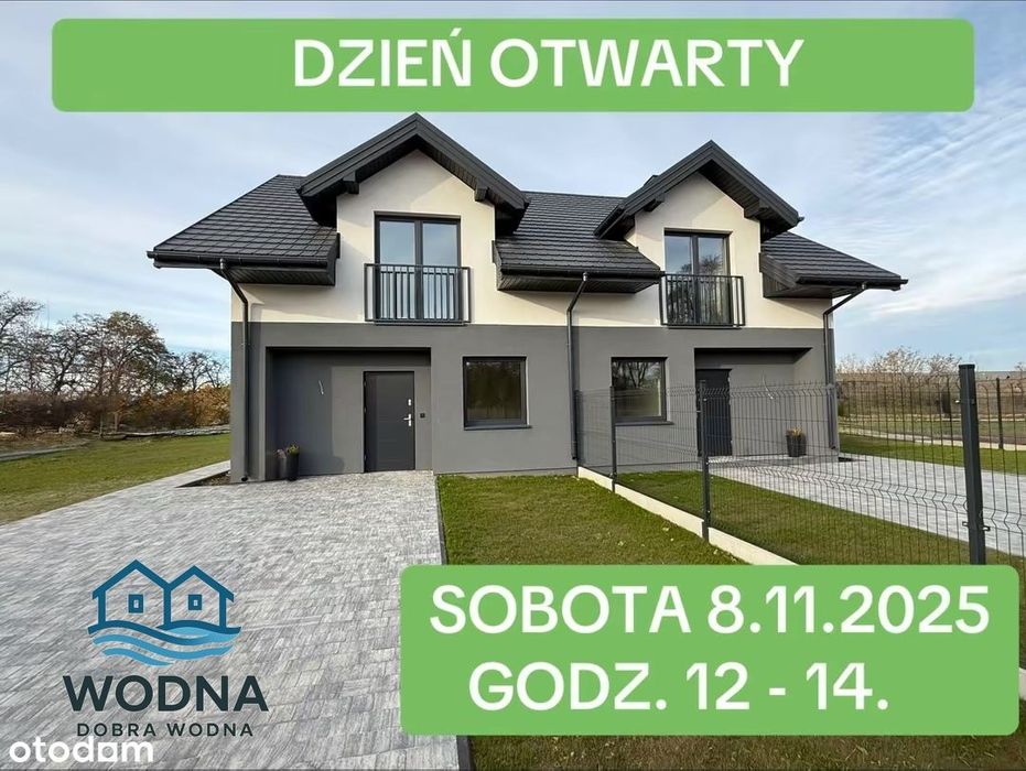 Dzień otwarty 8.11.2025 g 12-14 Dom 4 pokoje,  2 łazienki, ogród 500 m