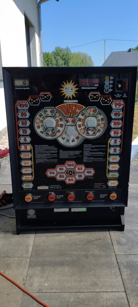 Automat do gry Merkur Disc II – klasyk lat 80 retro