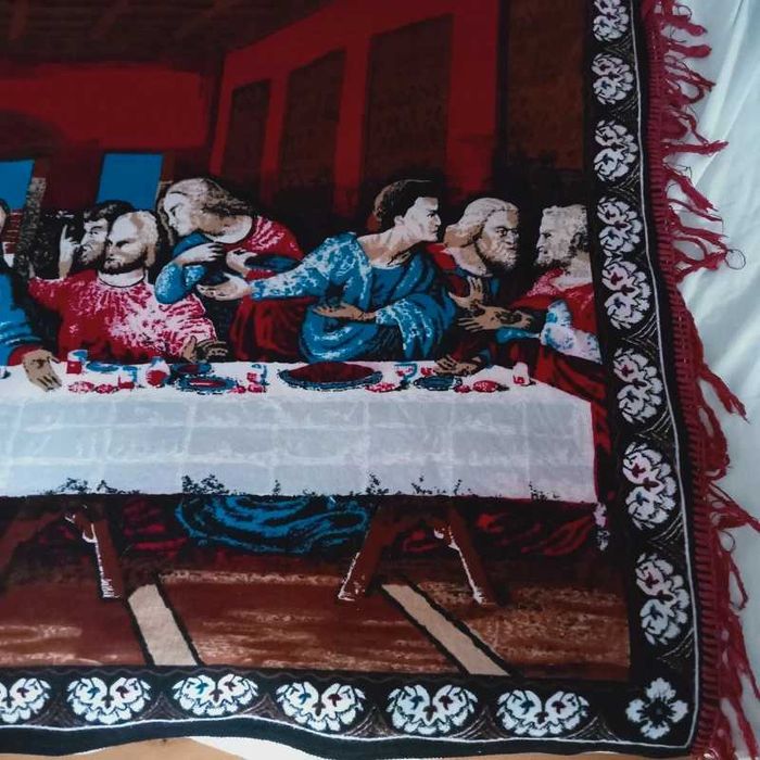 Kilim tkanina dekoracyjna religijny