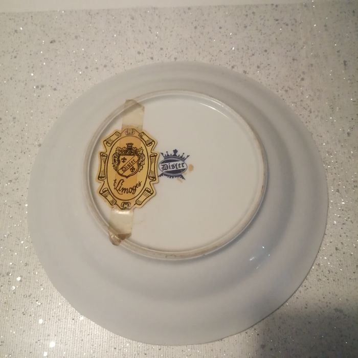 Prato porcelana limoges anos 60