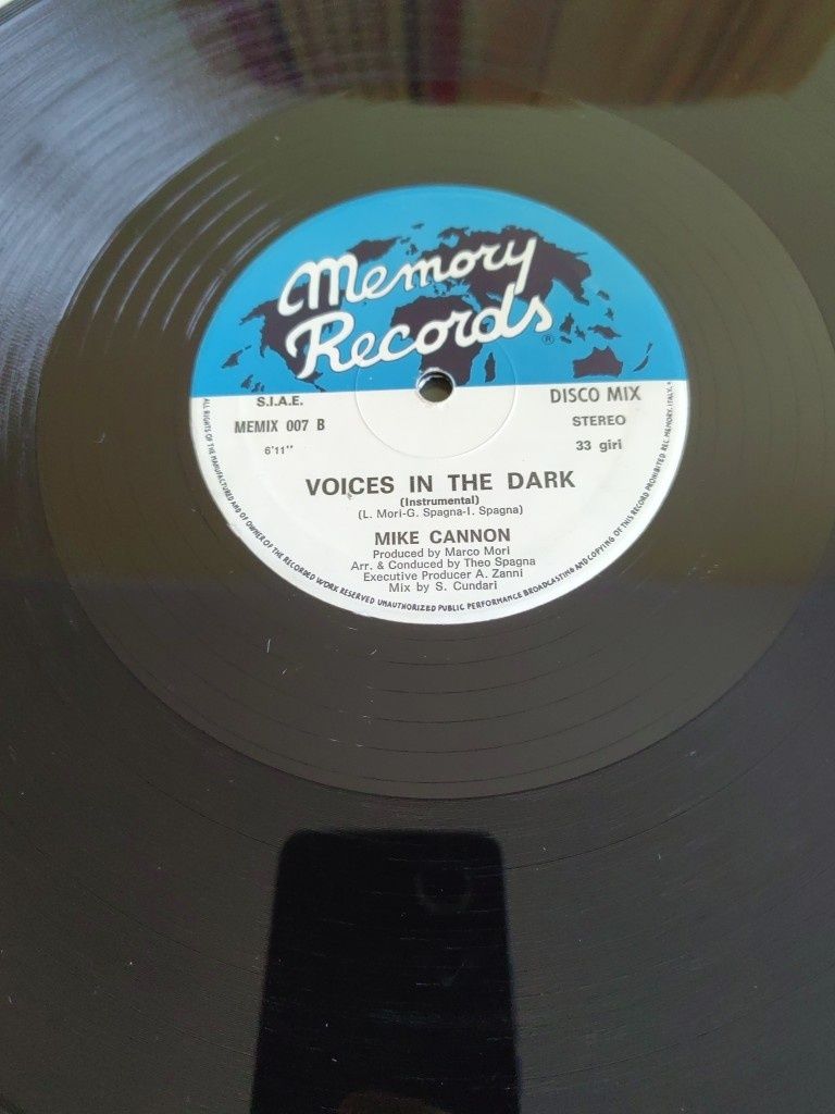 Mike Cannon - Voices In The Dark, 12"Maxi singiel winylowy Italo disco