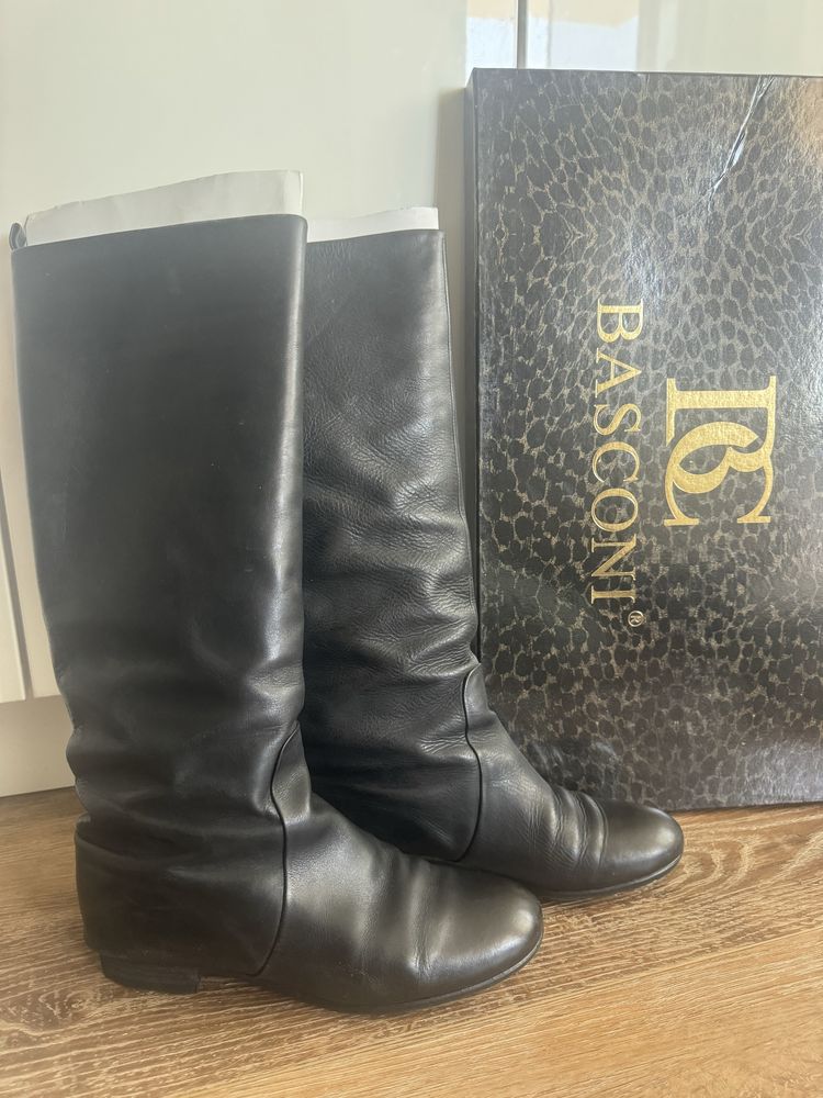 Сапоги кожаные BASCONI