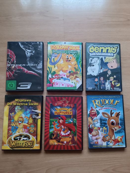Filmy i bajki - komplet za 12 zł (6 szt.) - Okazja !