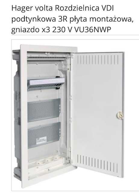 Rozdzielnica multimedialna  VU36NWP