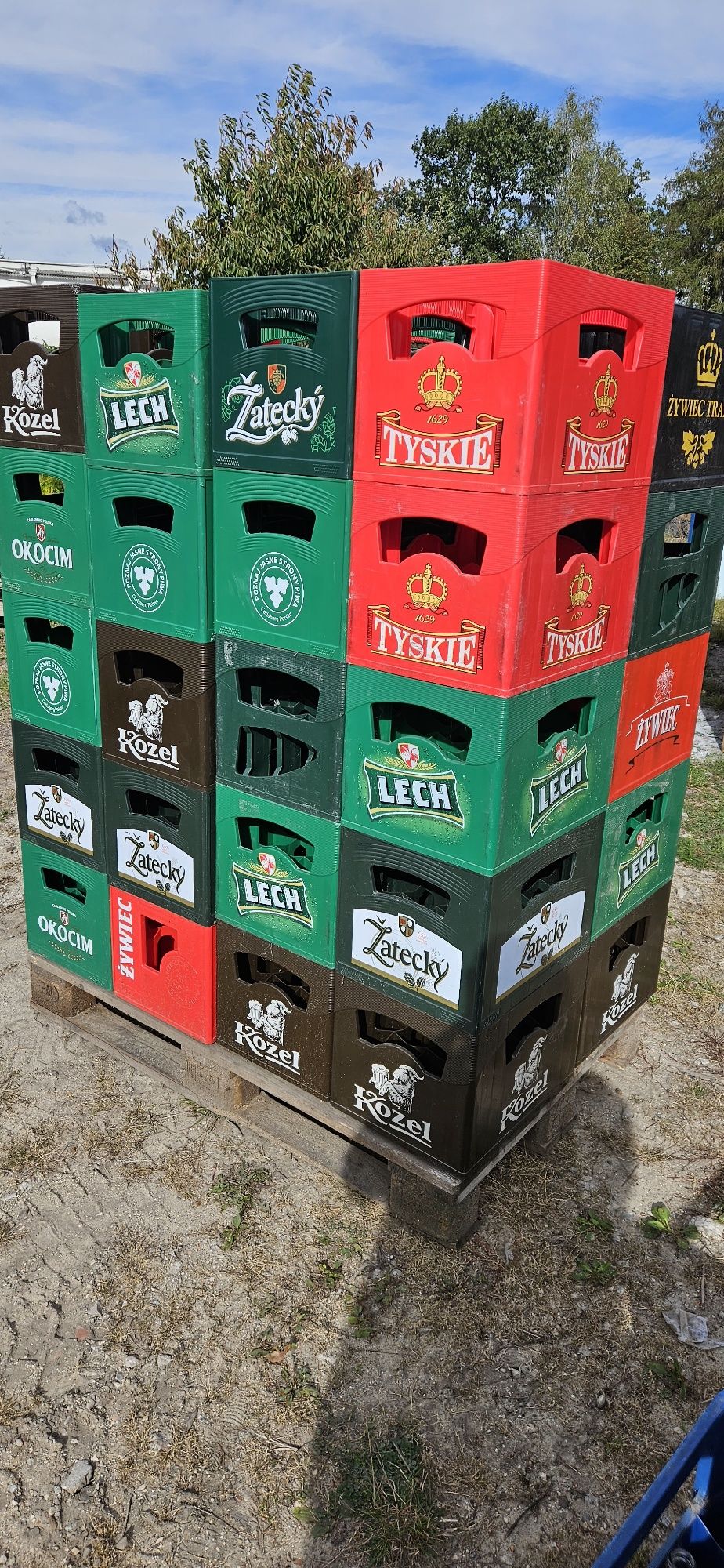 Skrzynka Krata transporter opakowanie na butelki 20szt x 500ml - 2szt