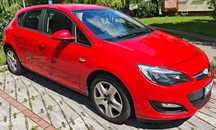 Opel astra J 2012r. lift, bagażnik rowerowy, niski przebieg