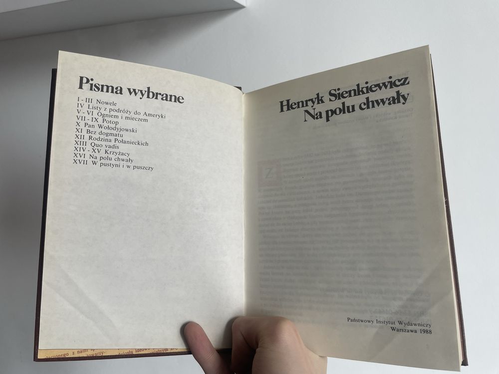 Książki Henryka Sienkiewicza