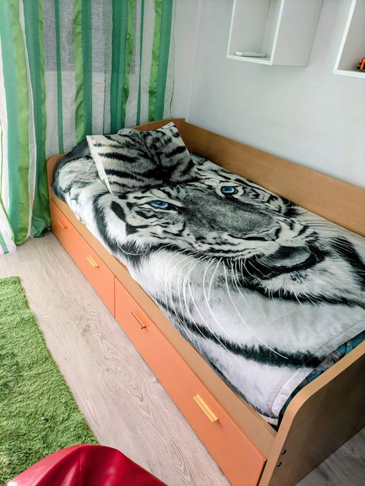 Mobília de quarto de criança com cama dupla