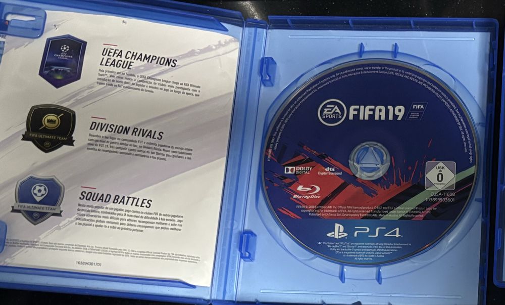 Fifa 19 ps4.