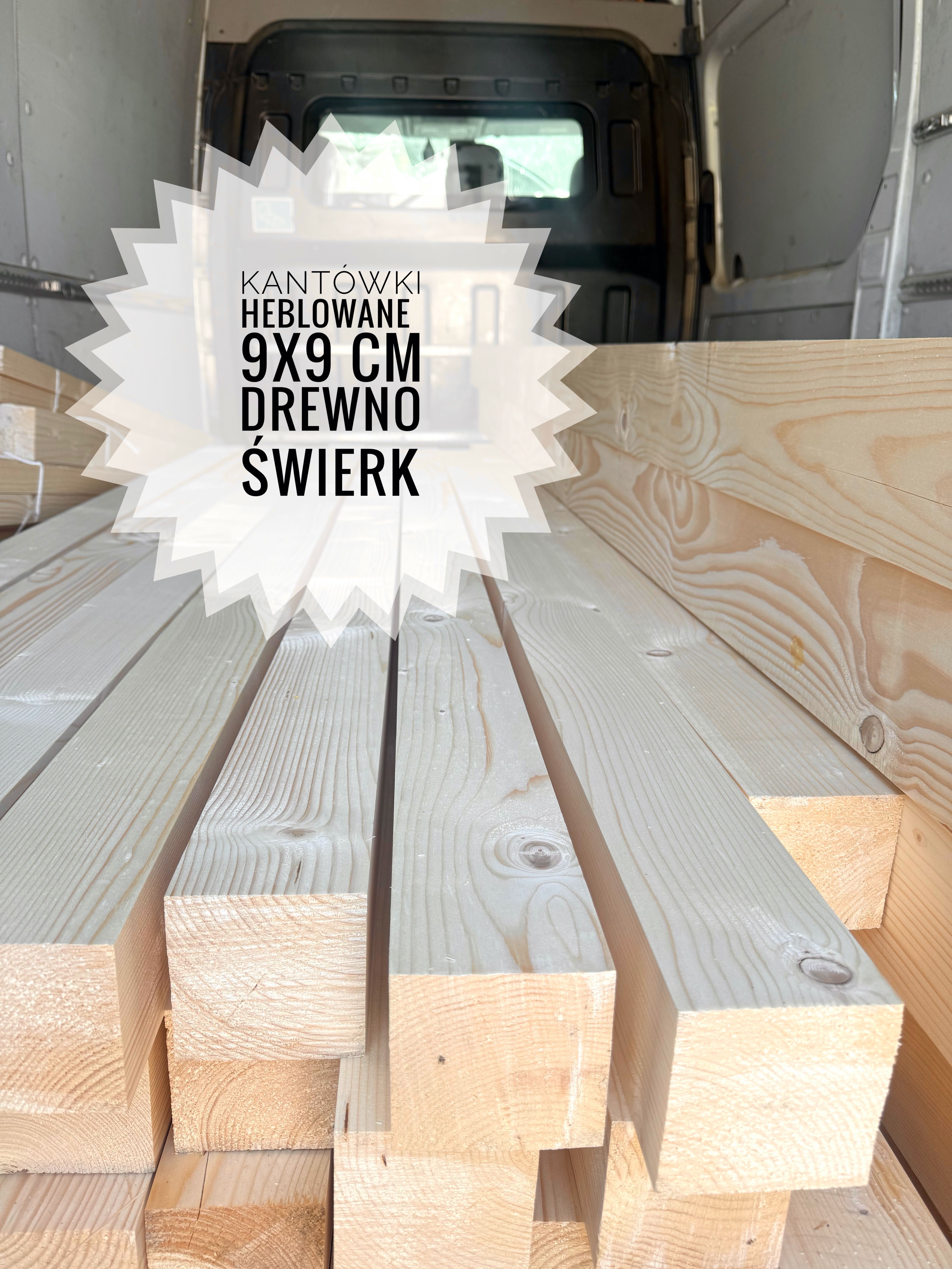 kantówki , legar heblowany , krawędziaki świerk 9x9| 10x10|12x12|14x14