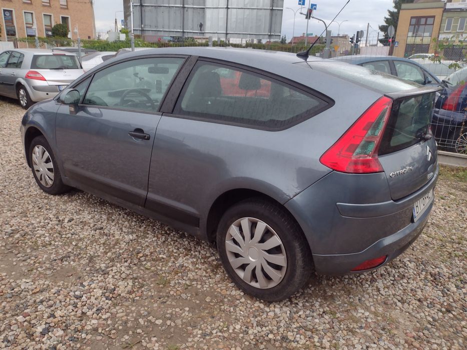 Citroen C4 Coupe 1.6 Benzyna I rej 2005 Rok