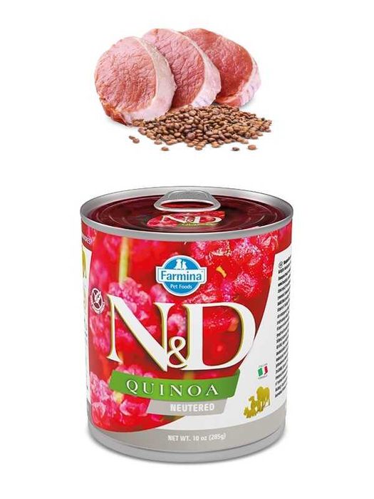 Farmina Dog N&D Quinoa Neutered Adult pork 6 x 285g