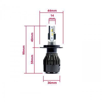 Żarówki Led H4 Flip Chip Usa 12/24V 6000K