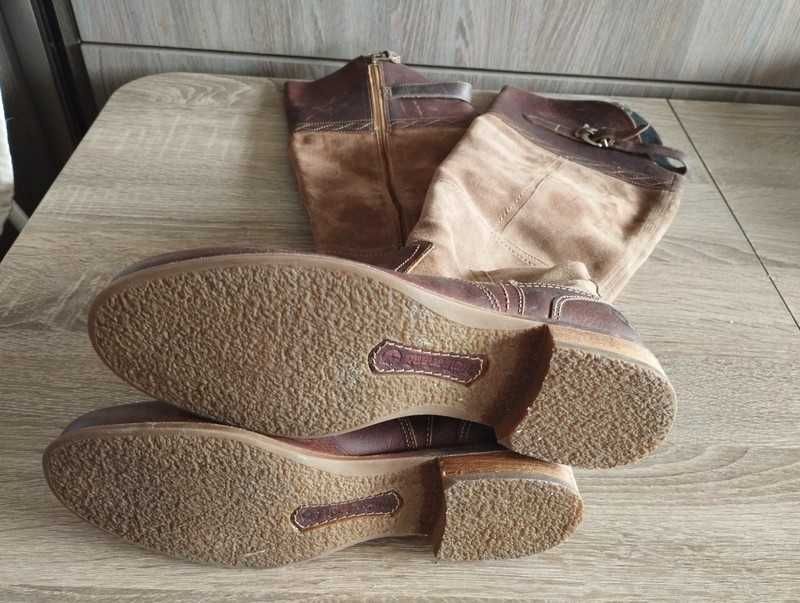 Urocze kozaczki Timberland skóra naturalna 37.5, bdb