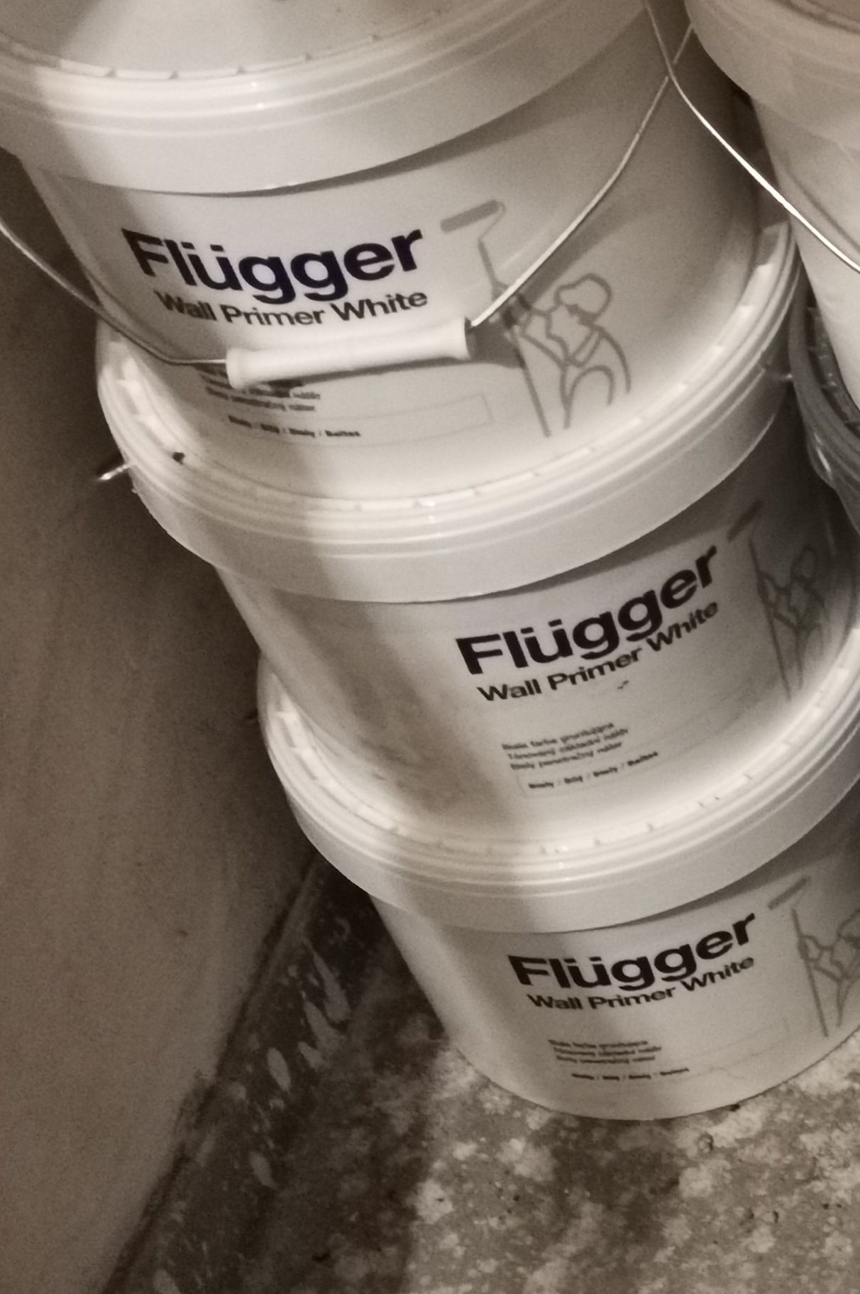 Flugger Wall Primer Farba Gruntująca 10l biała biały Grunt Podkład