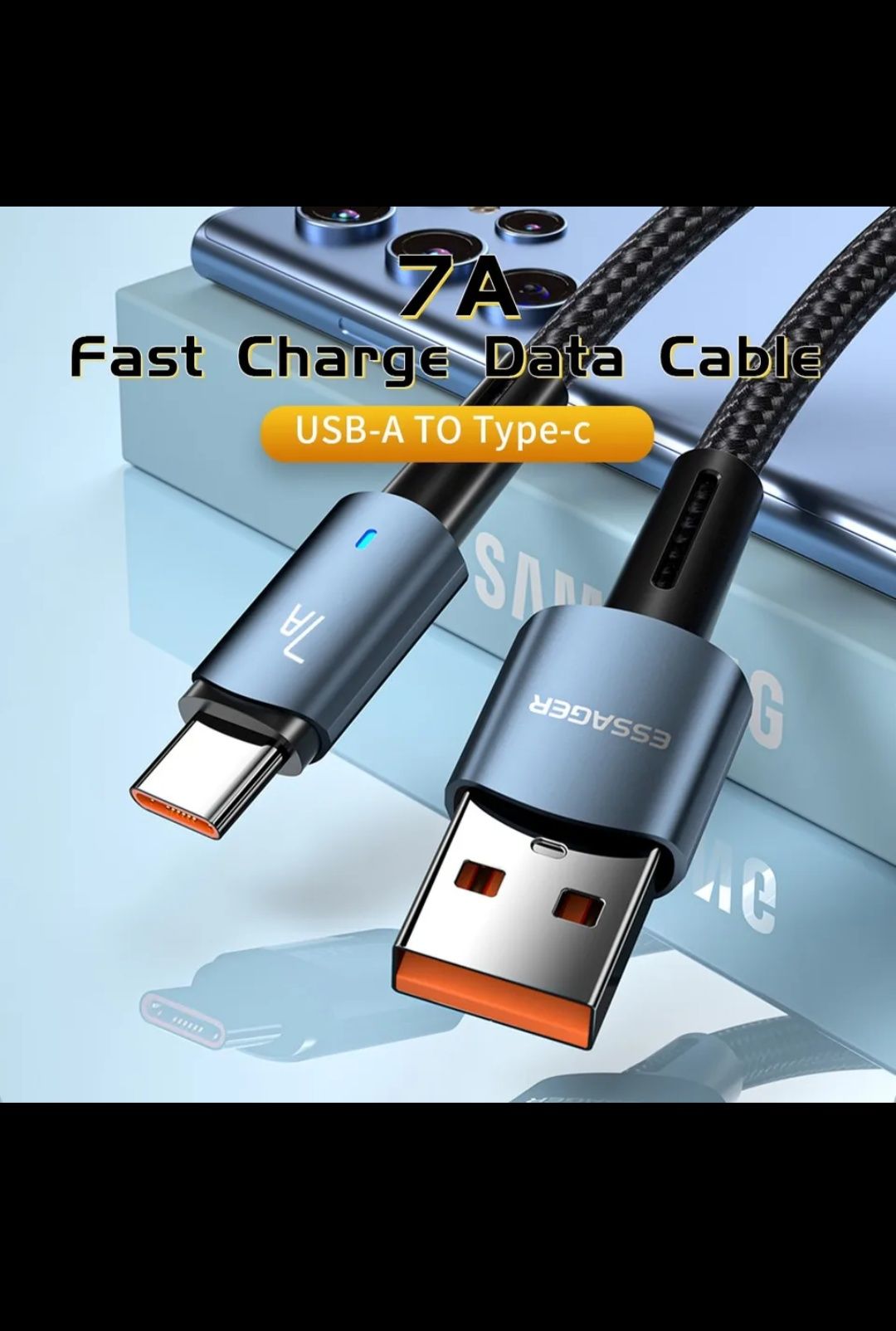 Kabel USB A USB C 2m
