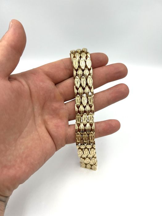 Złota Bransoletka Cartier 50g 585 Nataliebizu