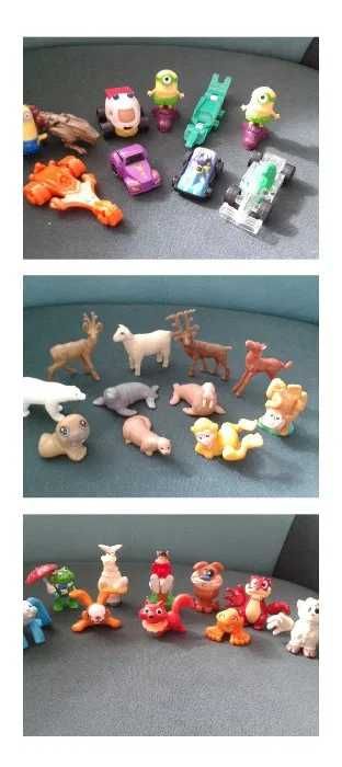 Figurki 31szt zwierzątka samochody zwierzęta zabawki zestaw