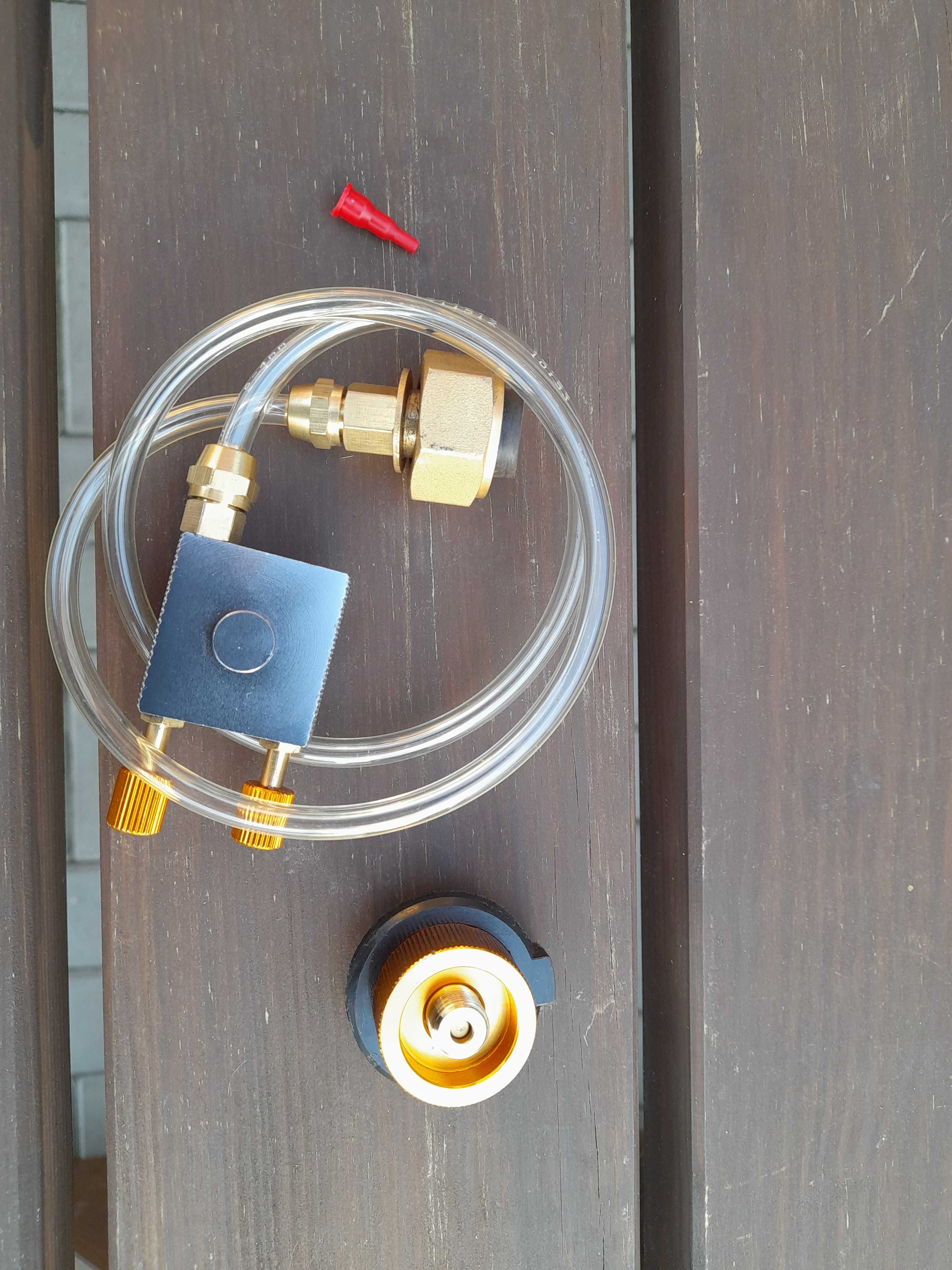 Zestaw do przelewania gazu propan-butan/lpg do kartuszy  itp+gratis