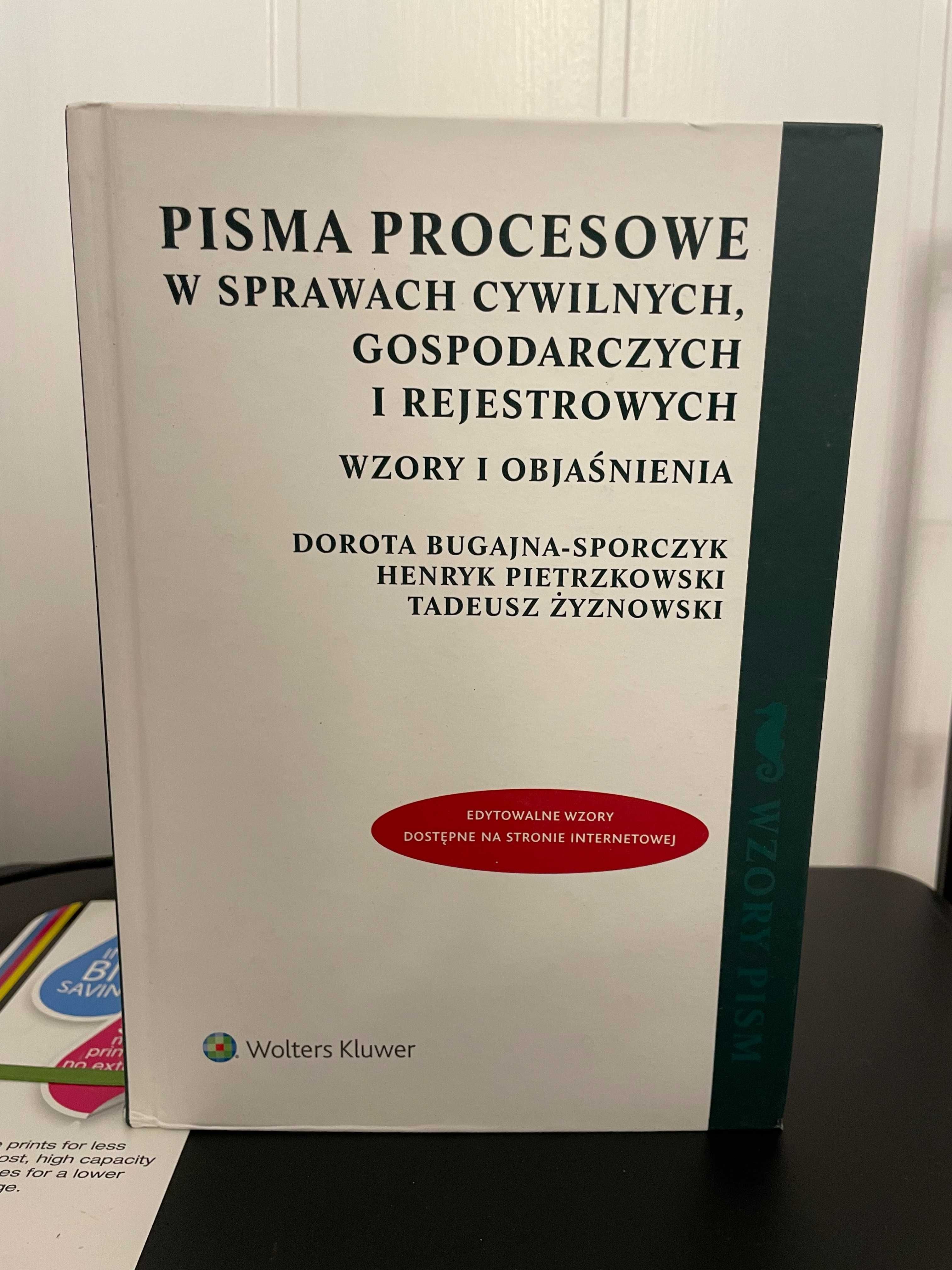 Pisma procesowe w sprawach cywilnych, gospodarczych i rejestrowych