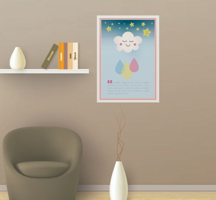 Tela bonita 30x45 decorativa