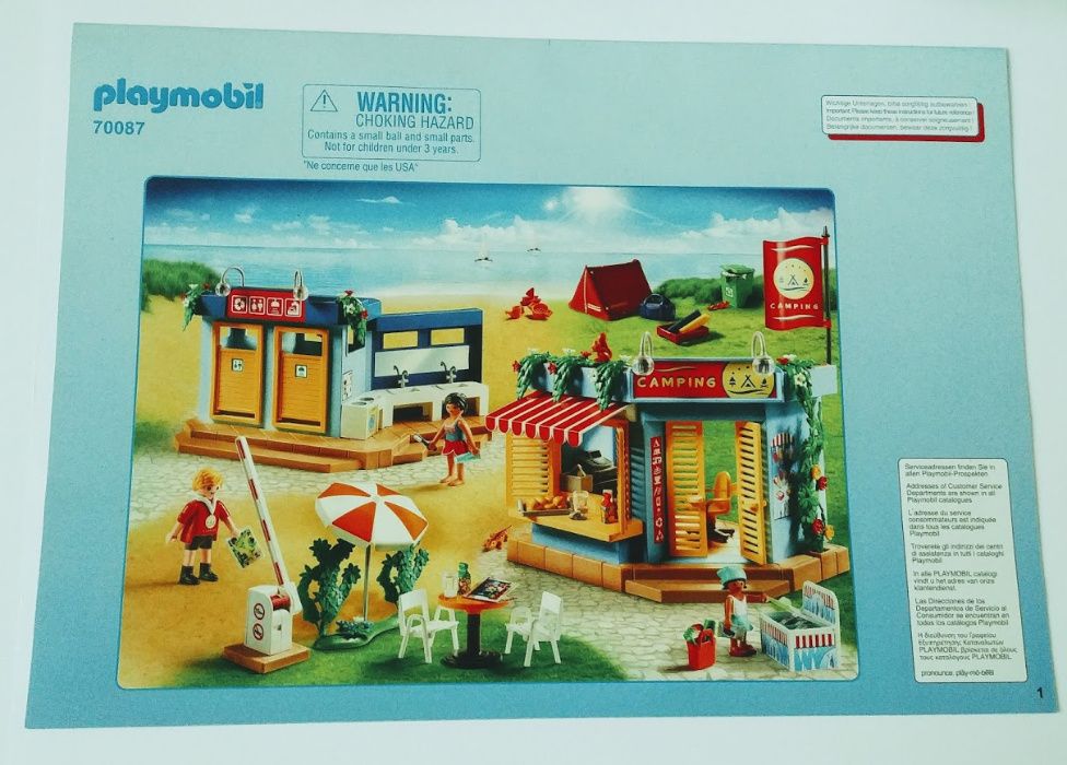 Playmobil 70087 Family Fun Duży plac kempingowy