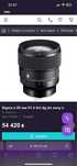 Sigma a 85 m f/1.4 Art dg dn sony e