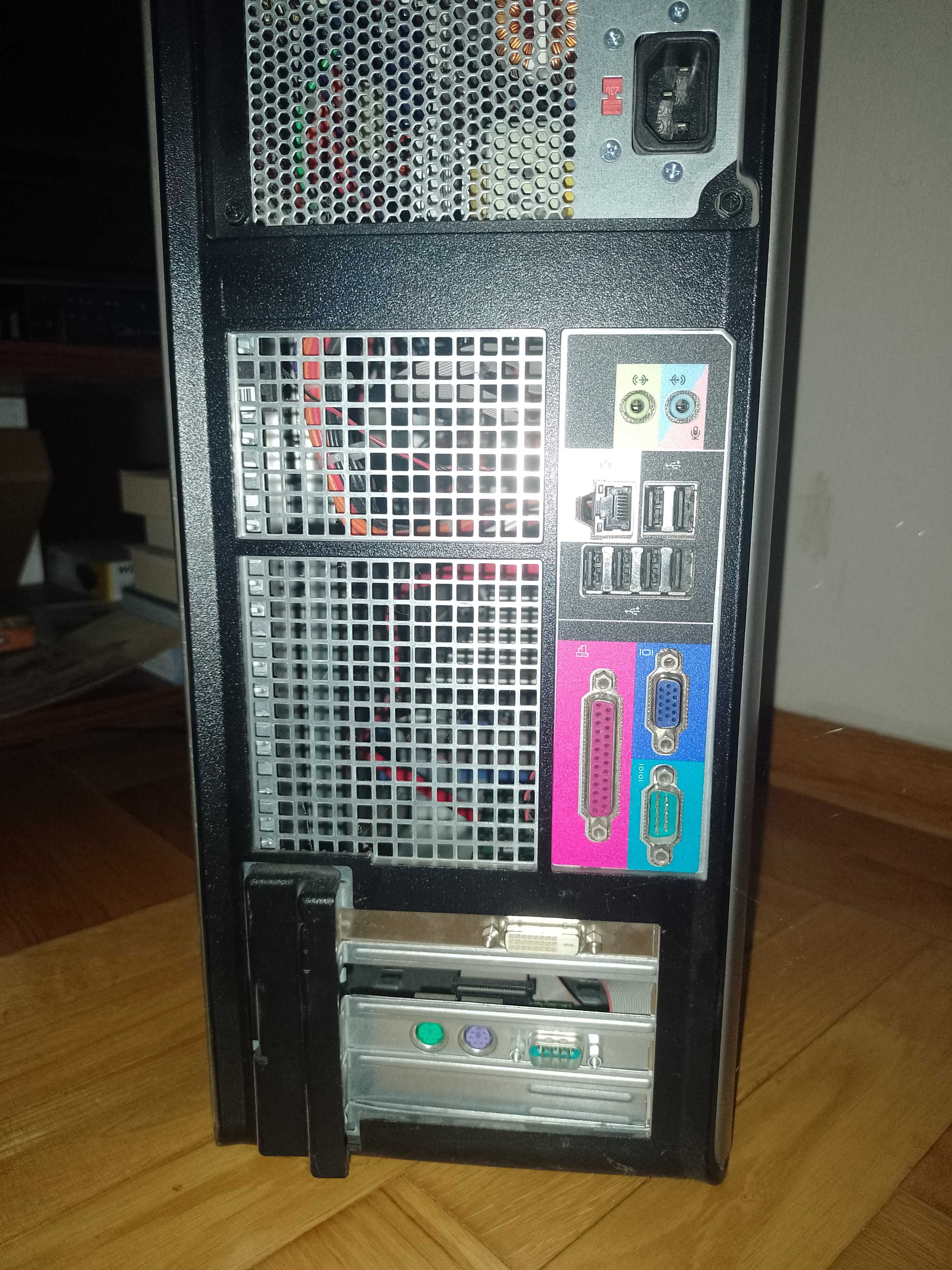 Komputer DELL Inter core 2 Duo E8400 3 GHz
 GB RAM DDR2 332 MHZ