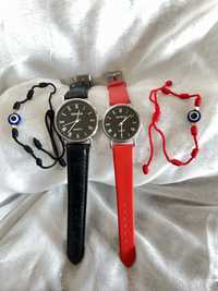 Damski i meski zegarek z bransoletkami