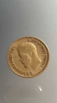 10 rubli Rosja Mikołaj II złota