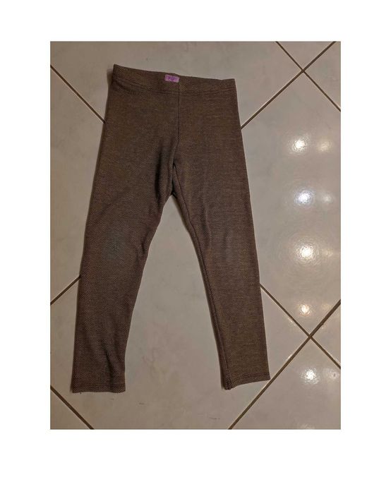 ocieplane spodnie rurki getry dla dziewczynki jodełka elastyczne