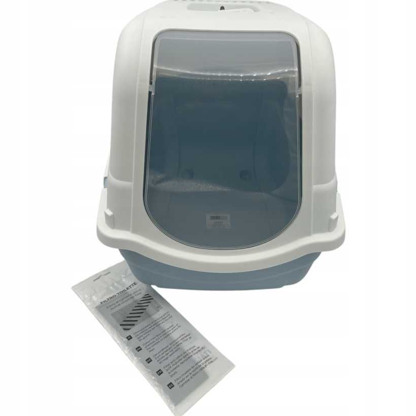 Nowa Zamknięta KUWETA DLA KOTA Duża XL Na Żwirek Z Filtrem (-20%)
